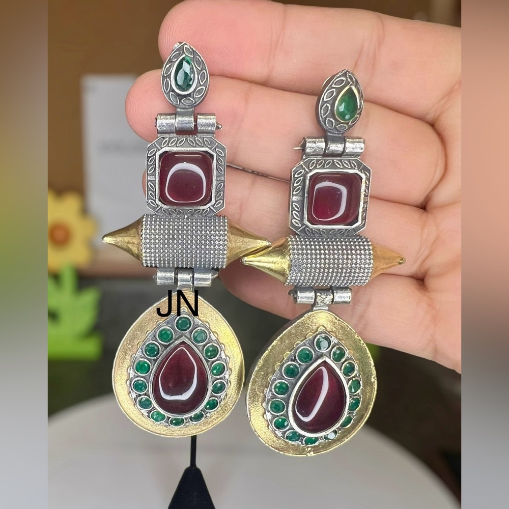 Oxidise earrings